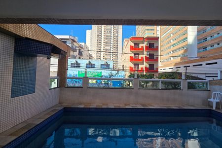 Área comum - Piscina de apartamento para alugar com 3 quartos, 127m² em Boqueirão, Praia Grande