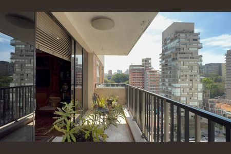 Varanda de apartamento à venda com 3 quartos, 222m² em Jardim Paulista, São Paulo