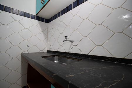 Cozinha de kitnet/studio para alugar com 1 quarto, 49m² em Asa Norte, Brasília