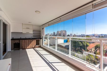 Varanda Gourmet de apartamento à venda com 3 quartos, 94m² em Vila Celeste, São Paulo
