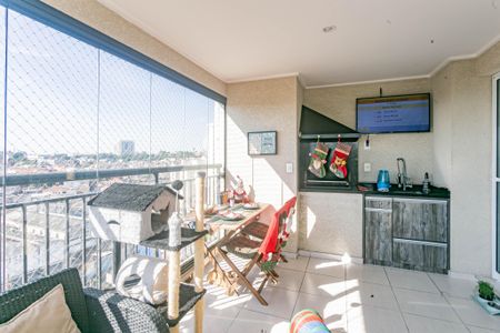 Varanda da Sala de apartamento à venda com 2 quartos, 67m² em Sacomã, São Paulo