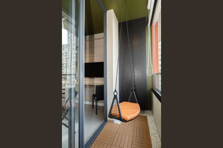 Studio para alugar com 25m², 1 quarto e sem vagaVaranda 