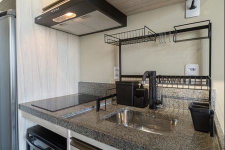 Studio para alugar com 25m², 1 quarto e sem vagaCozinha