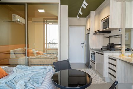Studio para alugar com 25m², 1 quarto e sem vagaSala/Quarto