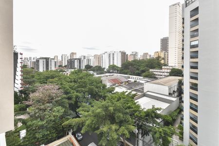 Sala - Vista de apartamento à venda com 1 quarto, 38m² em Cidade Monções, São Paulo