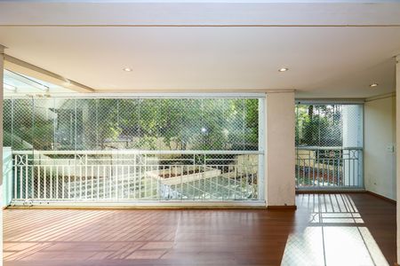 Varanda da Sala de apartamento para alugar com 3 quartos, 149m² em Vila Andrade, São Paulo