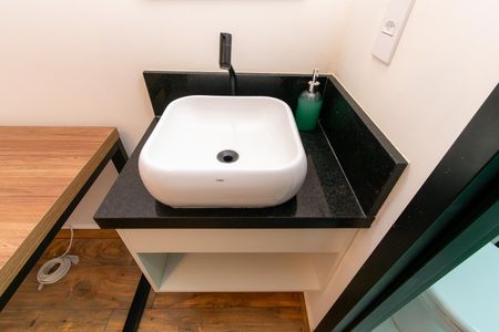 Studio para alugar com 25m², 1 quarto e sem vaga Studio para alugar com 25m², 1 quarto e sem vagaBanheiro
