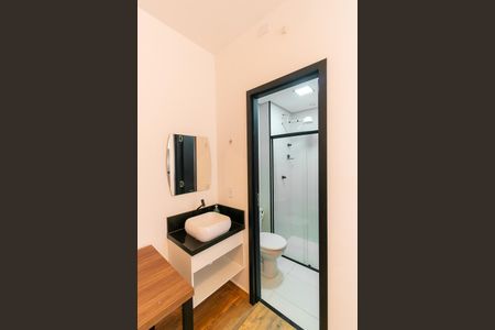 Studio para alugar com 25m², 1 quarto e sem vaga Studio para alugar com 25m², 1 quarto e sem vagaBanheiro