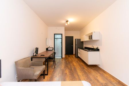Studio de kitnet/studio para alugar com 1 quarto, 25m² em Quinta da Paineira, São Paulo
