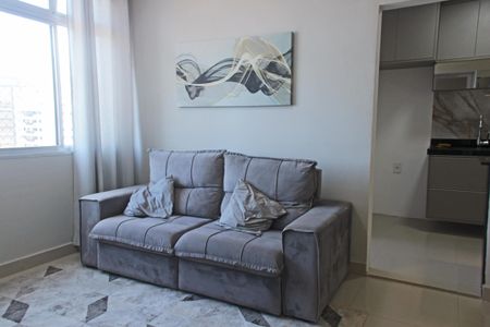 Sala de apartamento para alugar com 2 quartos, 86m² em Boqueirão, Santos
