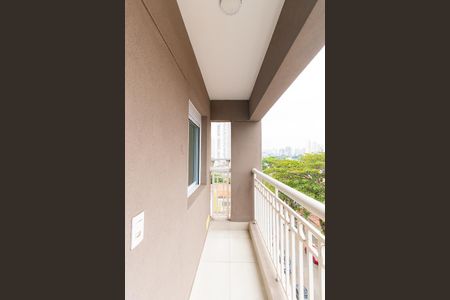 Varanda da Sala de apartamento para alugar com 1 quarto, 41m² em Parque da Vila Prudente, São Paulo