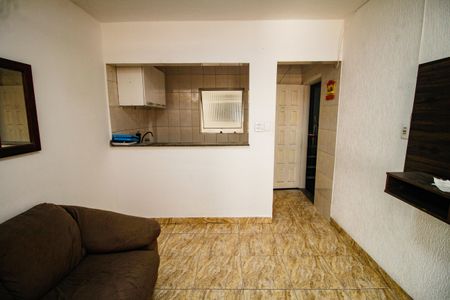 Sala de kitnet/studio para alugar com 1 quarto, 30m² em Aviação, Praia Grande