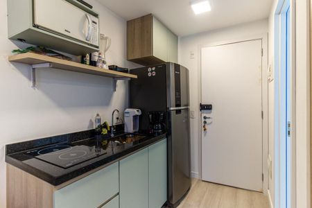 Cozinha de kitnet/studio para alugar com 1 quarto, 27m² em Vila Buarque, São Paulo