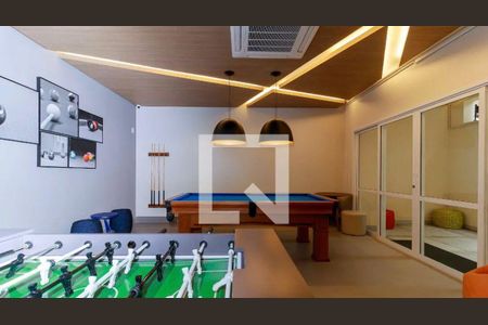 Studio para alugar com 49m², 1 quarto e 1 vaga Studio para alugar com 49m², 1 quarto e 1 vagaÁrea comum - Sala de Jogos