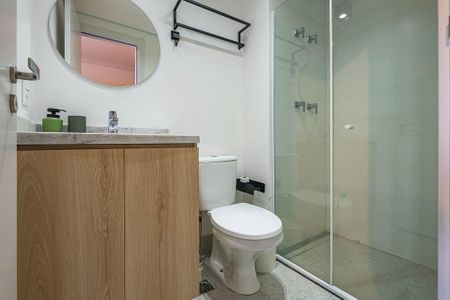 Banheiro Social de apartamento para alugar com 1 quarto, 31m² em Sumarezinho, São Paulo