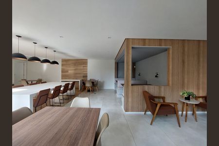 Apartamento para alugar com 36m², 2 quartos e 1 vaga Apartamento para alugar com 36m², 2 quartos e 1 vagaÁrea comum - Salão de Festas