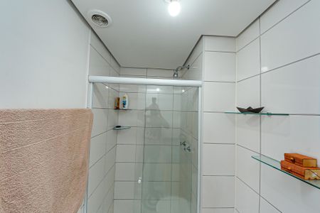 Banheiro Social de kitnet/studio à venda com 1 quarto, 32m² em Vila Graciosa, São Paulo