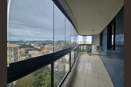 Varanda da Sala de apartamento para alugar com 2 quartos, 65m² em Boca do Rio, Salvador