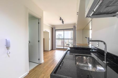 Cozinha de kitnet/studio para alugar com 1 quarto, 25m² em Vila Mariana, São Paulo