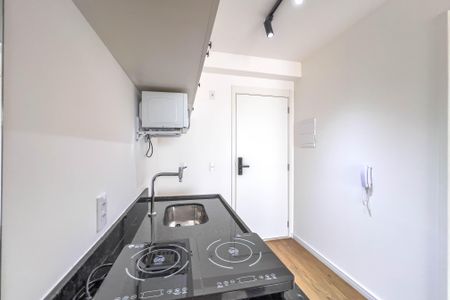 Cozinha de kitnet/studio para alugar com 1 quarto, 25m² em Vila Mariana, São Paulo