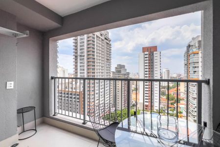 Varanda de kitnet/studio para alugar com 1 quarto, 25m² em Vila Mariana, São Paulo