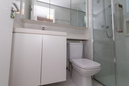 Apartamento para alugar com 100m², 2 quartos e 2 vagasBanheiro da Suíte 1