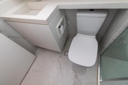 Apartamento para alugar com 100m², 2 quartos e 2 vagasBanheiro da Suíte 1