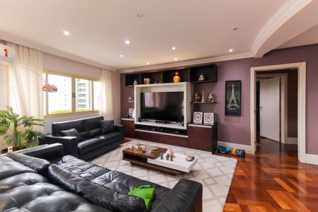 Sala de apartamento à venda com 3 quartos, 254m² em Jardim Anália Franco, São Paulo