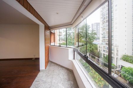 Sala de apartamento para alugar com 4 quartos, 163m² em Brooklin, São Paulo