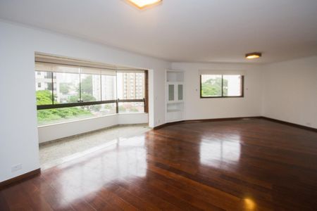 Sala de apartamento para alugar com 4 quartos, 163m² em Brooklin, São Paulo