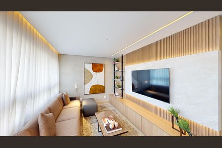 Apartamento à venda com 3 quartos, 91m² em Sion, Belo Horizonte