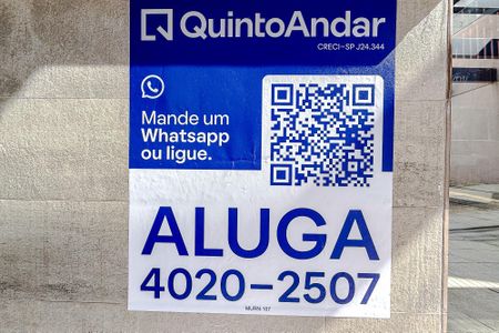 Studio para alugar com 45m², 1 quarto e 1 vagaPlaquinha