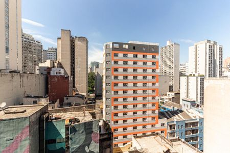 Vista da Sala de apartamento para alugar com 1 quarto, 54m² em República, São Paulo