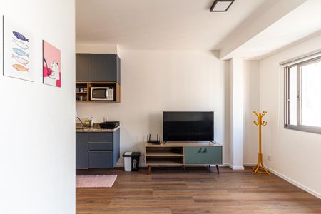 Sala de apartamento para alugar com 1 quarto, 54m² em República, São Paulo