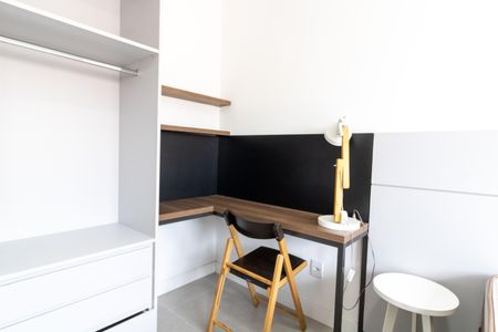 Studio para alugar com 32m², 1 quarto e sem vagaQuarto