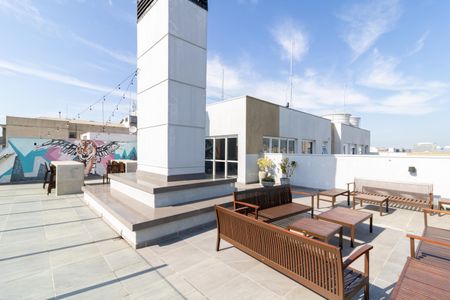 Studio para alugar com 32m², 1 quarto e sem vagaTerraço