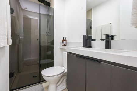 Apartamento para alugar com 25m², 1 quarto e sem vagaBanheiro do Studio
