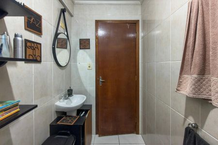 Banheiro  de apartamento para alugar com 1 quarto, 40m² em Aviação, Praia Grande