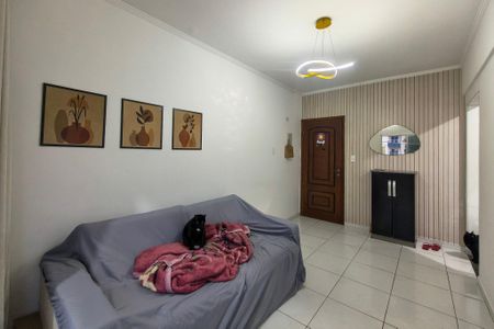 Sala de apartamento para alugar com 1 quarto, 40m² em Aviação, Praia Grande