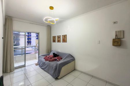 Sala de apartamento para alugar com 1 quarto, 40m² em Aviação, Praia Grande