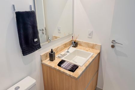 Apartamento à venda com 47m², 1 quarto e 1 vagaBanheiro da Suíte