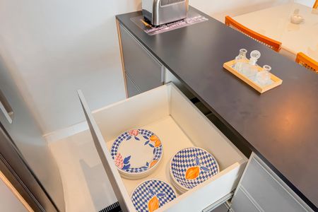 Apartamento à venda com 47m², 1 quarto e 1 vagaCozinha - Armários