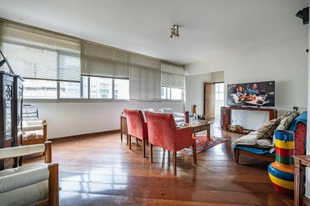 Sala de apartamento para alugar com 3 quartos, 140m² em Cerqueira César, São Paulo