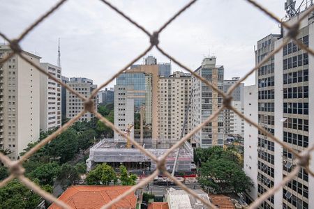 Sala - VIsta de apartamento para alugar com 3 quartos, 140m² em Cerqueira César, São Paulo