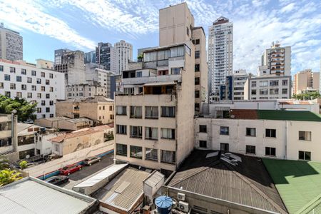 Vista de kitnet/studio para alugar com 1 quarto, 28m² em Vila Buarque, São Paulo