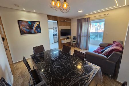 Sala de apartamento para alugar com 1 quarto, 70m² em Canto do Forte, Praia Grande