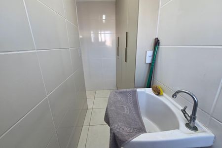 Área de serviço de apartamento para alugar com 1 quarto, 70m² em Canto do Forte, Praia Grande