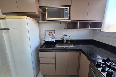 Cozinha de apartamento para alugar com 1 quarto, 70m² em Canto do Forte, Praia Grande