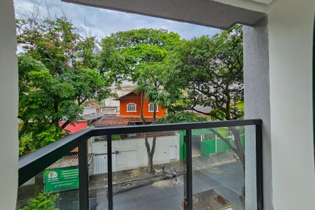 Varanda da Sala de apartamento à venda com 3 quartos, 82m² em Santo Antônio, Belo Horizonte