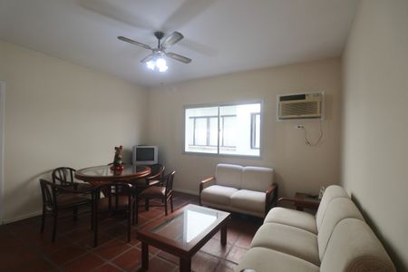 Sala de apartamento para alugar com 2 quartos, 68m² em Loteamento João Batista Julião, Guarujá